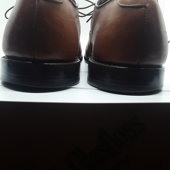 VTG Allen Edmonds Byron Made in Italy Men\'s Size10 3E Chili Brown Oxford main image 13